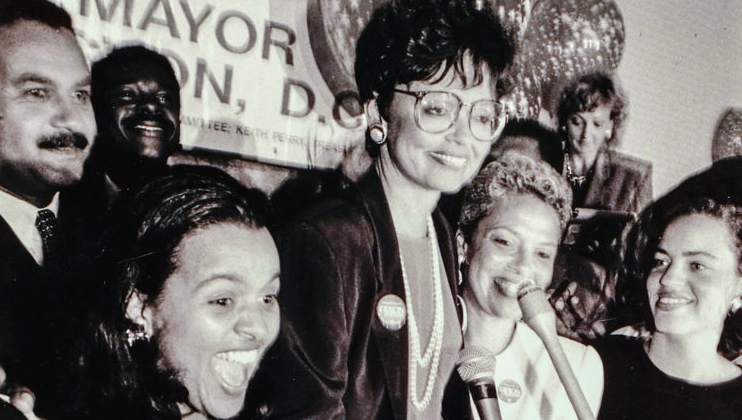 1990: First woman mayor of Washington D.C.